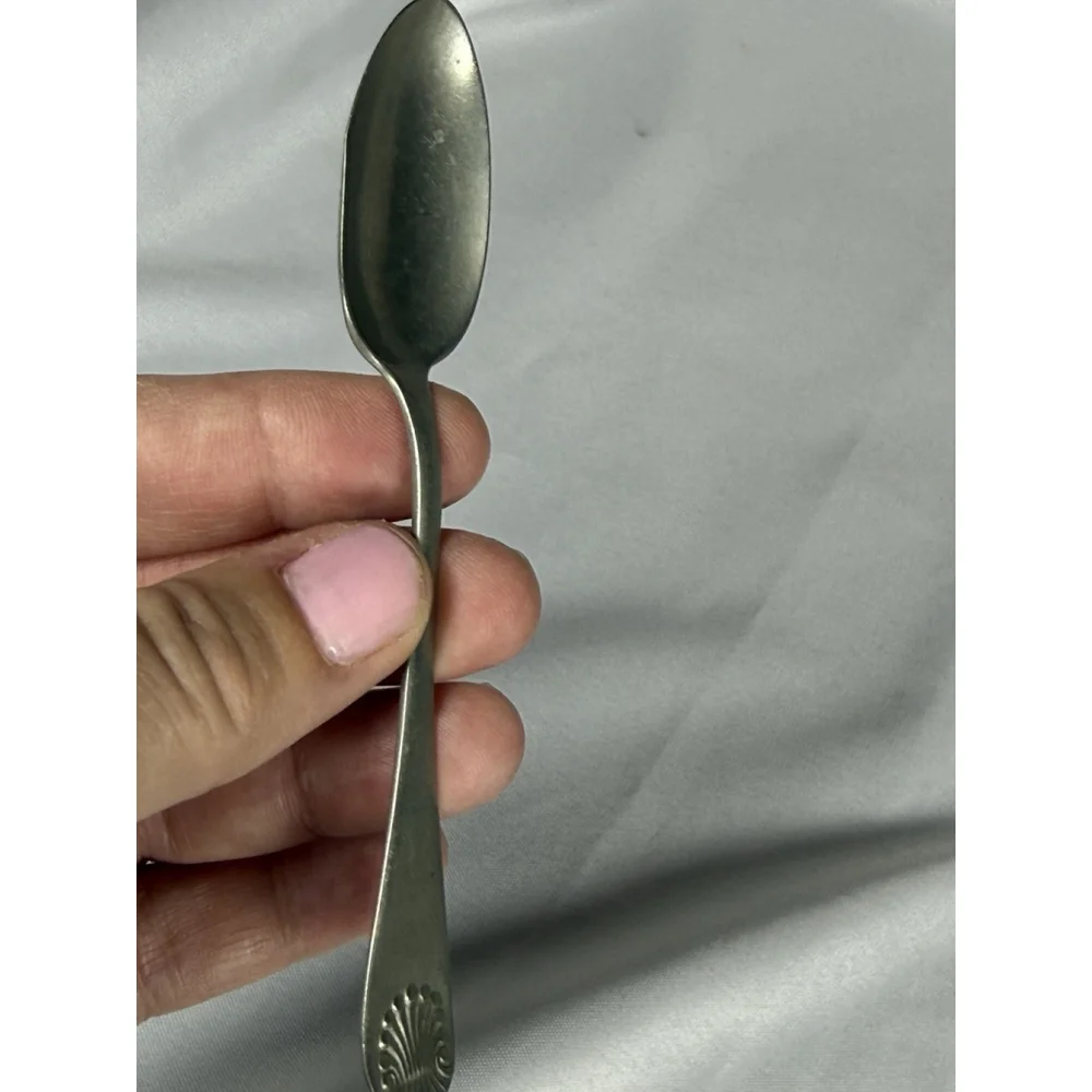 Vintage Brazil Silver Silverplate 4 1/2” Spoon